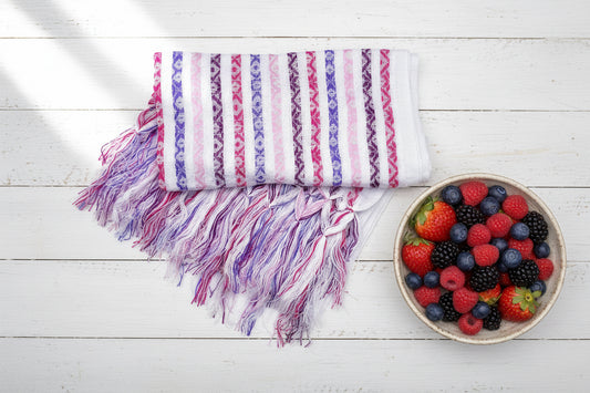 Multicolour Classic Artisanal Mexican Rebozo Shawl (195cmx67cm)