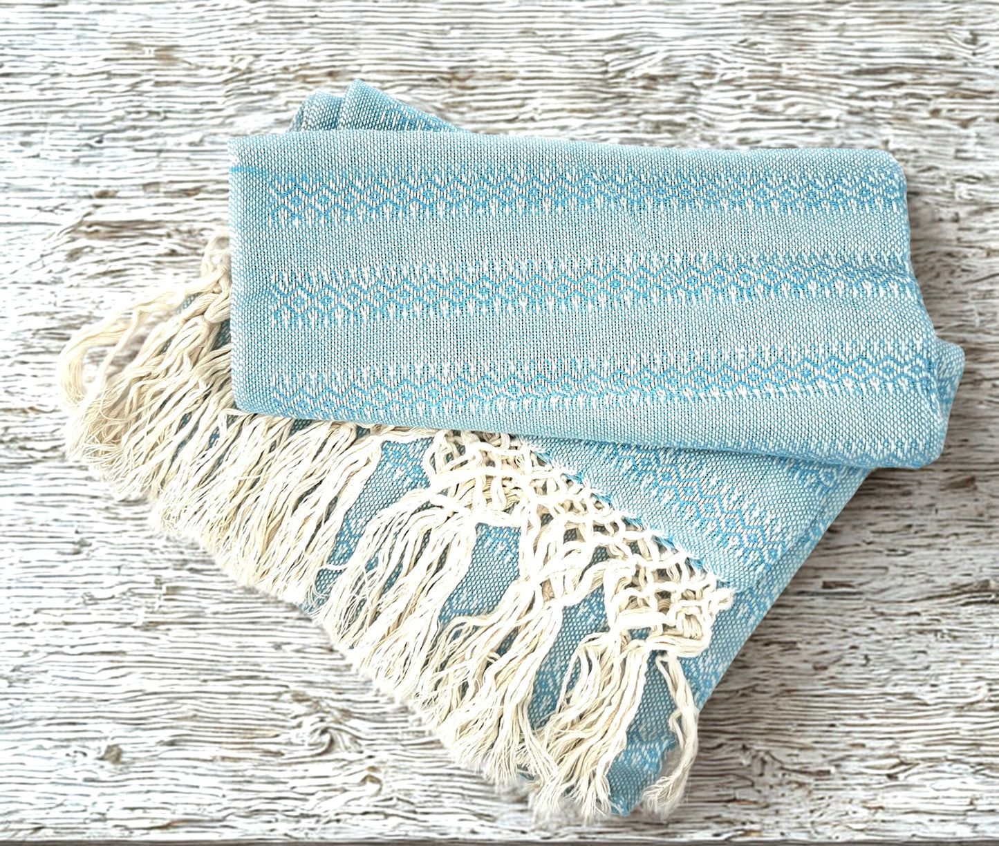 Premium Quality 2.1m (6ft 10in) 100% Cotton Mexican Rebozo (210cm x 65cm)