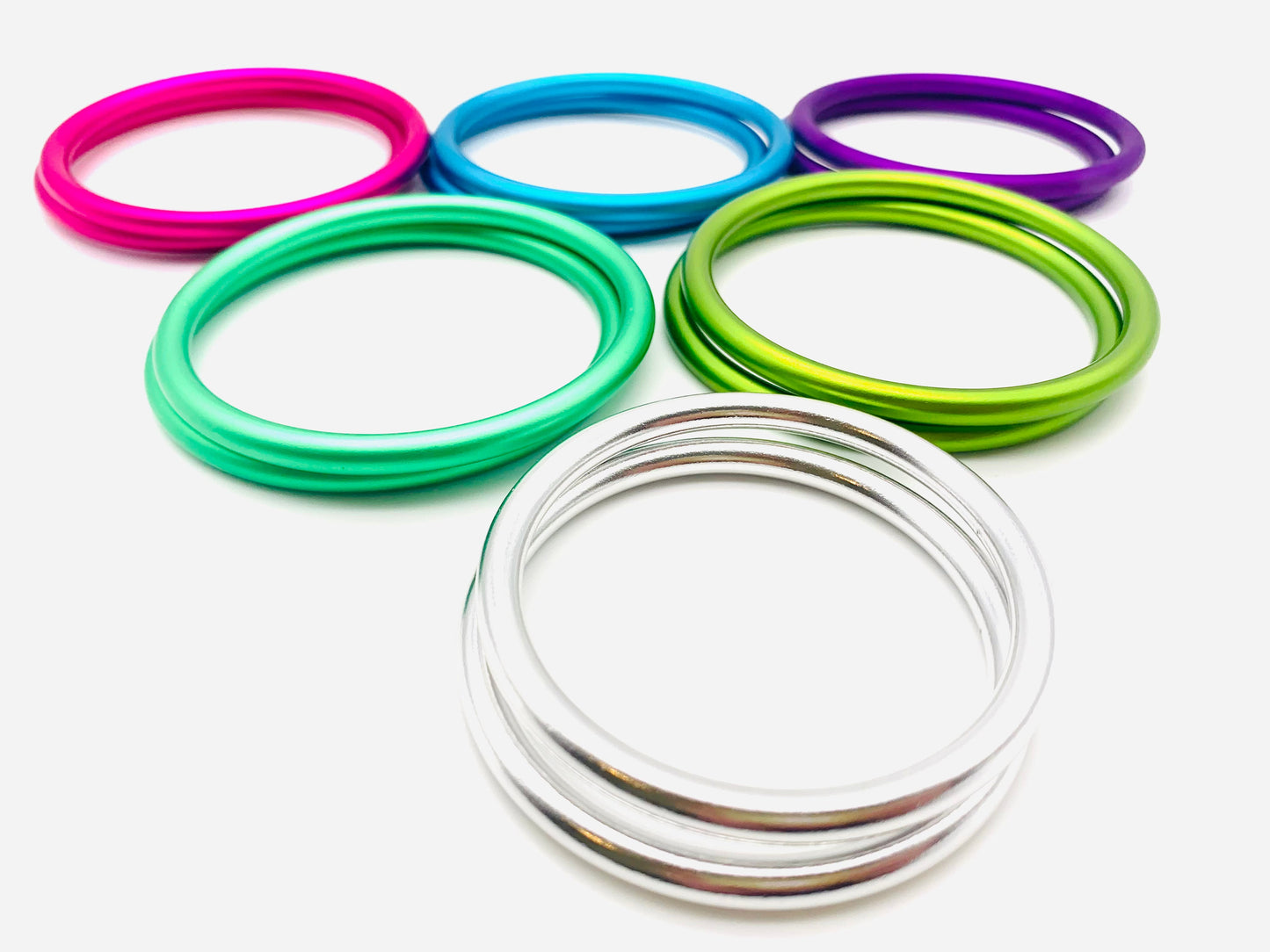 Rebozo Sling Rings (Pair) – Lightweight Aluminium Rings for Babywearing & Rebozo Support