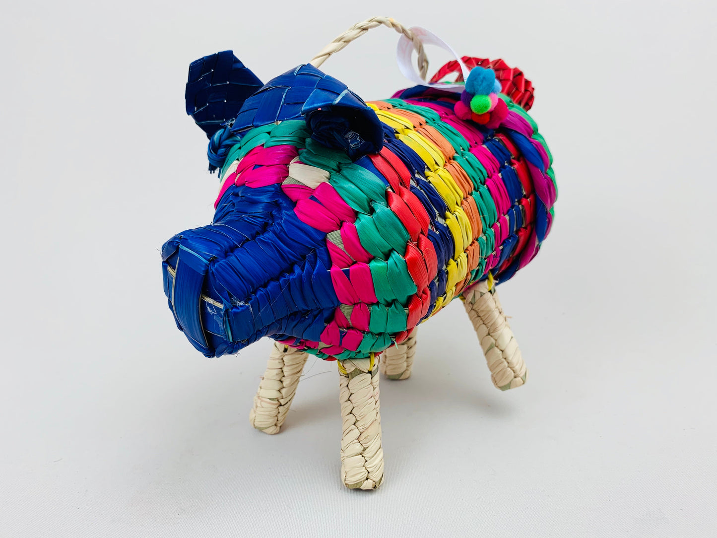 Small Mexican Palm Animal Bag – Rodrigo Piggy Handwoven Bag