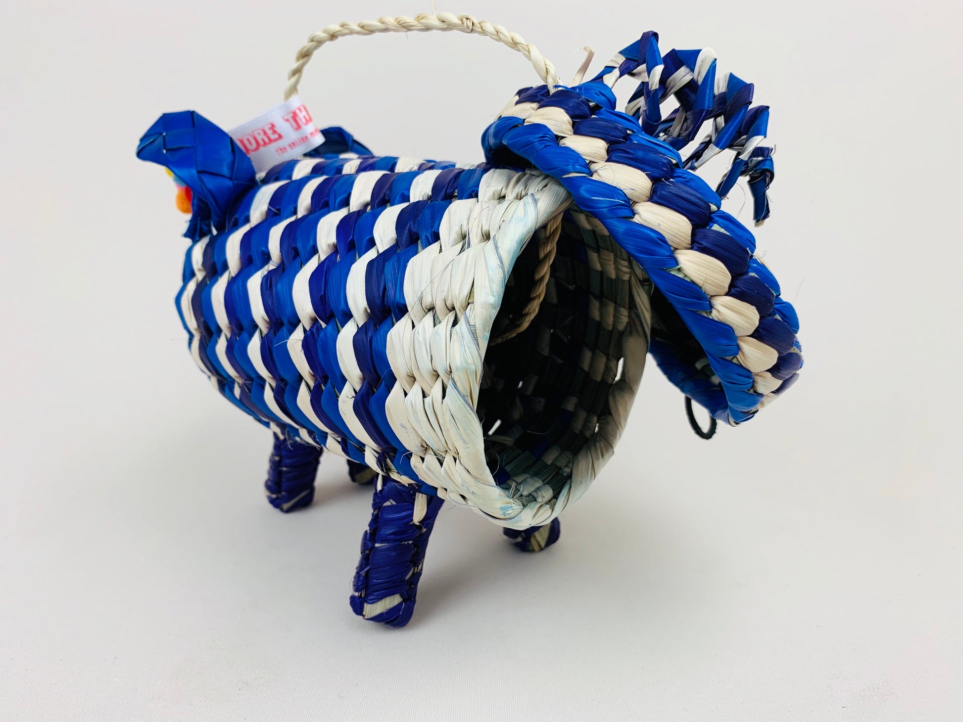 Small Mexican Palm Animal Bag – Rodrigo Piggy Handwoven Bag