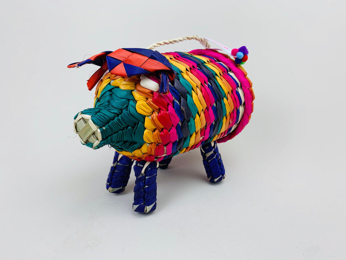 Small Mexican Palm Animal Bag – Rodrigo Piggy Handwoven Bag
