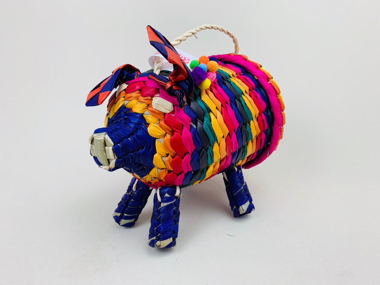 Small Mexican Palm Animal Bag – Rodrigo Piggy Handwoven Bag