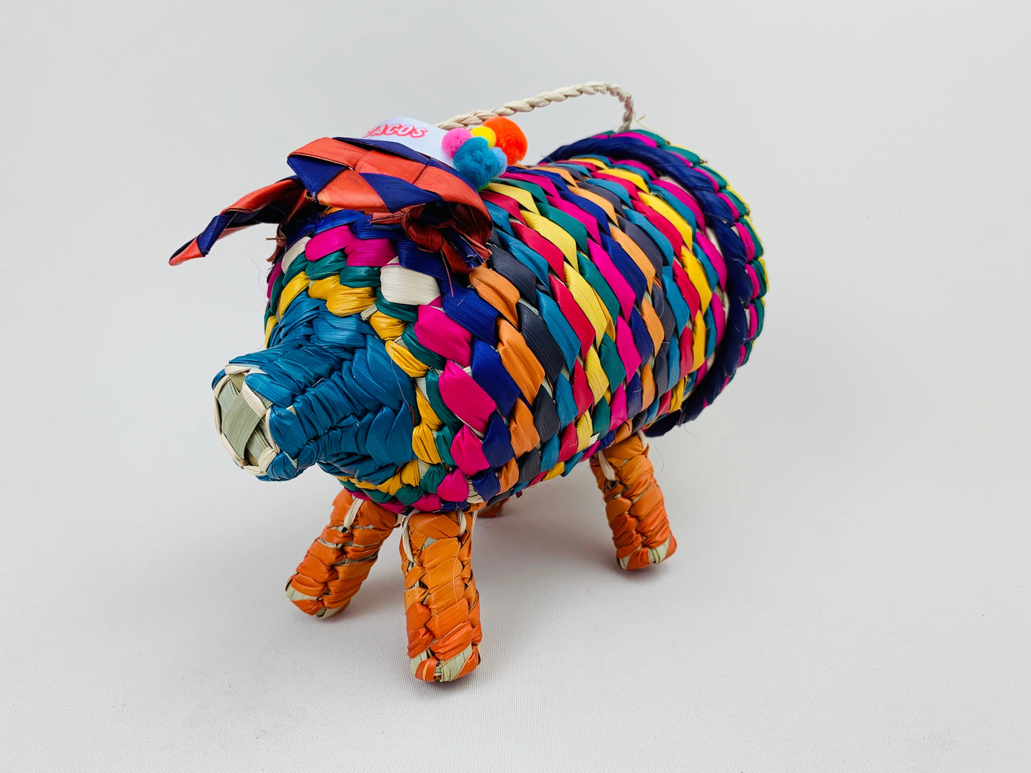 Small Mexican Palm Animal Bag – Rodrigo Piggy Handwoven Bag