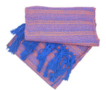 Tlaxcalteca 2.0m (6ft 6in) 100% Cotton Mexican Rebozo (200cm x 65cm)