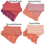 Tlaxcalteca 2.0m (6ft 6in) 100% Cotton Mexican Rebozo (200cm x 65cm)