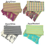 Tlaxcalteca 2.0m (6ft 6in) 100% Cotton Mexican Rebozo (200cm x 65cm)