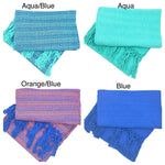 Tlaxcalteca 2.0m (6ft 6in) 100% Cotton Mexican Rebozo (200cm x 65cm)