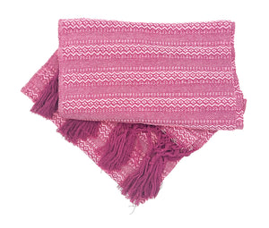 Tlaxcalteca 2.0m (6ft 6in) 100% Cotton Mexican Rebozo (200cm x 65cm)