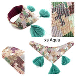 XS Cute Mexican Pet Scarf with PomPoms